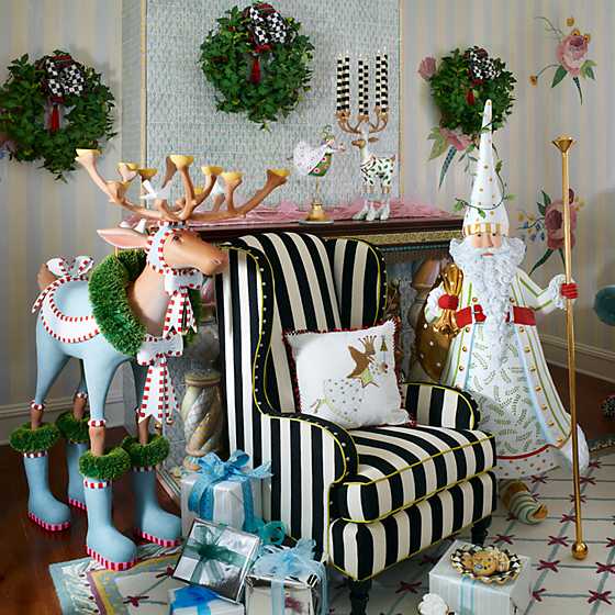 Patience Brewster Dash Away Vixen Reindeer Candelabra