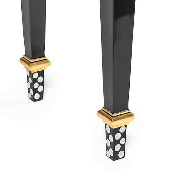 Courtly Check & Stripe Side Table