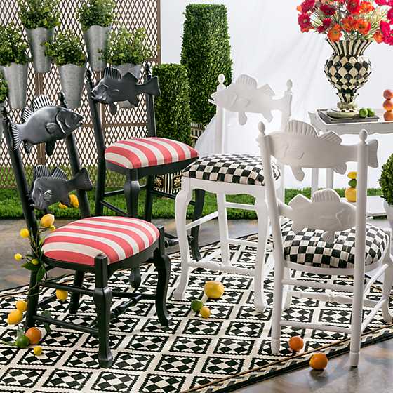 Courtly Check Outdoor Fish Chair