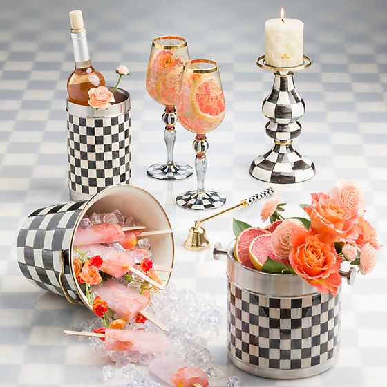 3260 Ice Bucket - Courtly Check