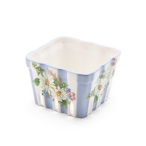 Wildflowers Large Berry Basket - Blue