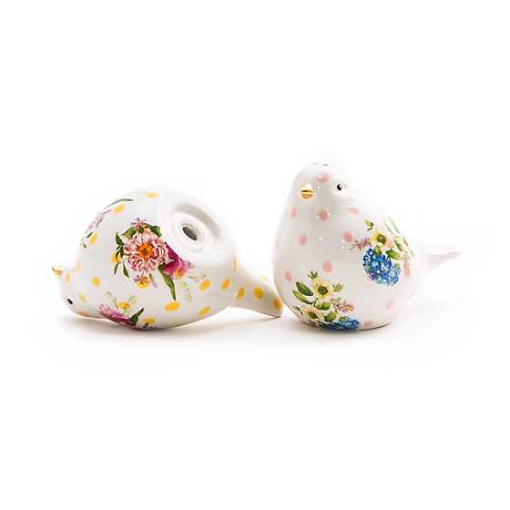 Wildflowers Bird Salt & Pepper Set