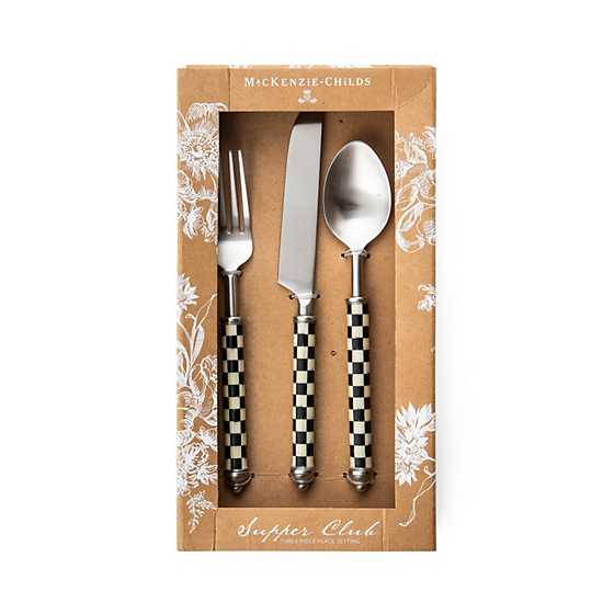 Supper Club 3-Piece Place Setting - Courtly Check