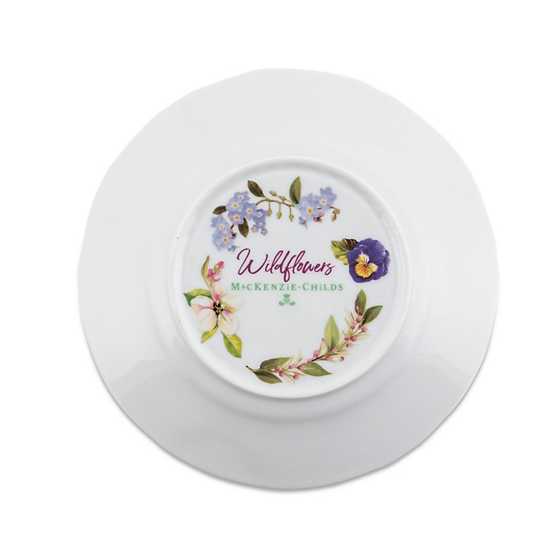 Wildflowers Dessert Plate - Blue