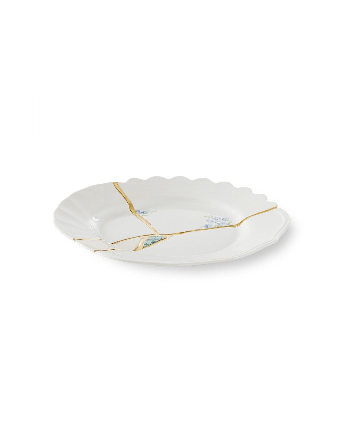 SELETTI Kintsugi Porcelain dessert plate n'3 - pack of 2