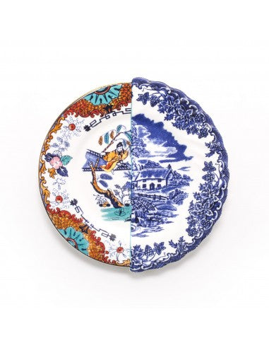 SELETTI Hybrid Porcelain Dessert plate - Valdrada - set of 2