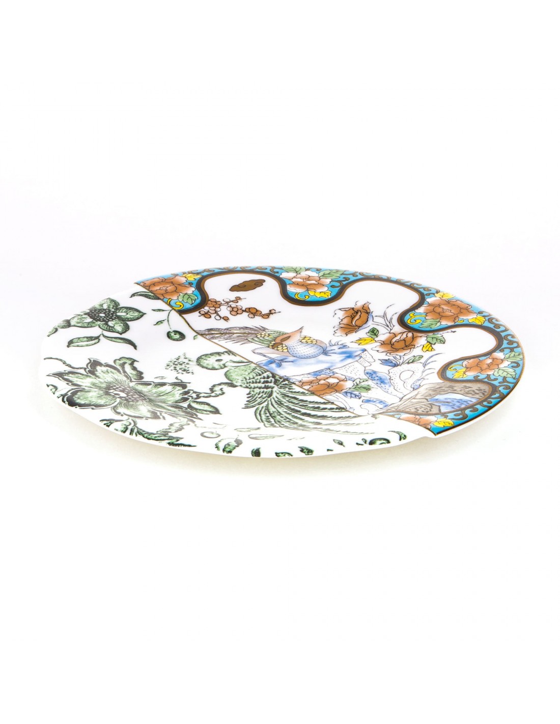 SELETTI Hybrid Porcelain Dessert Plate - Zoe - pack of 2