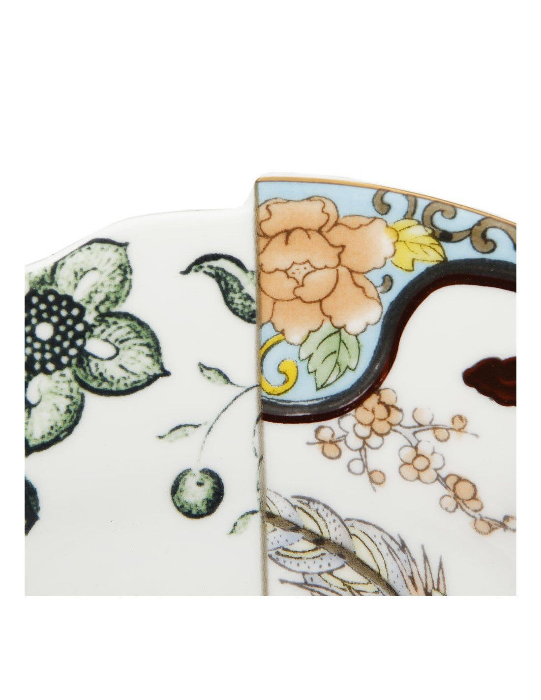 SELETTI Hybrid Porcelain Dessert Plate - Zoe - pack of 2