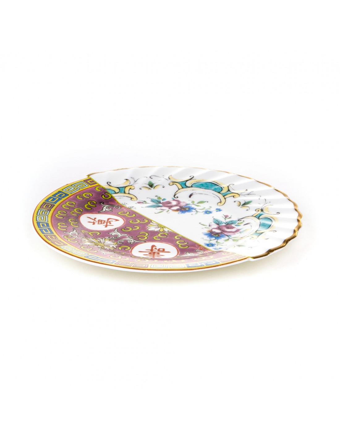 SELETTI Hybrid Porcelain Dessert plate - Eudossia - pack of 2