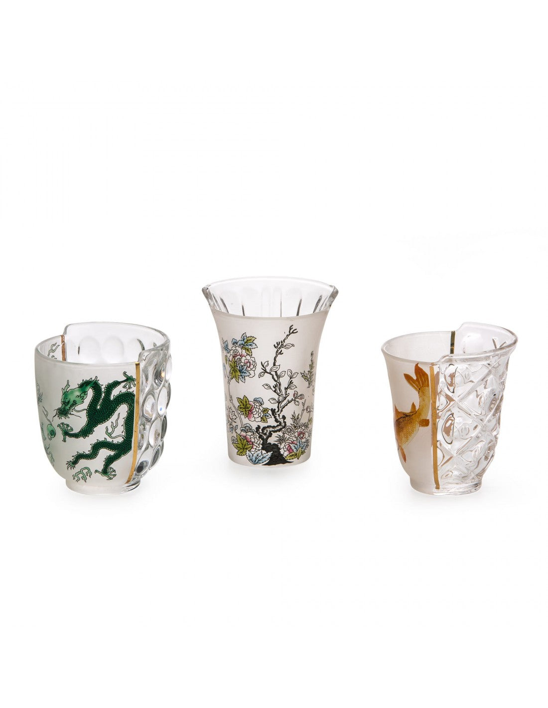 SELETTI Hybrid Glass Set of 3 - Aglaura