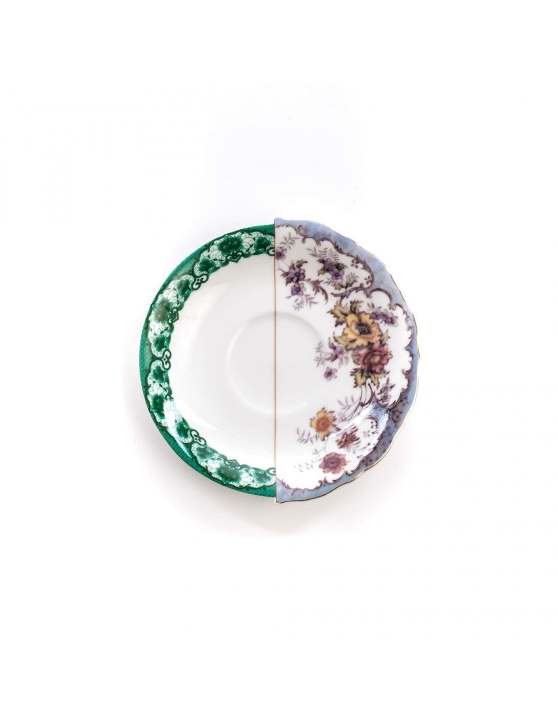 SELETTI Hybrid Porcelain tea cup + plate - Isidora - set of 2
