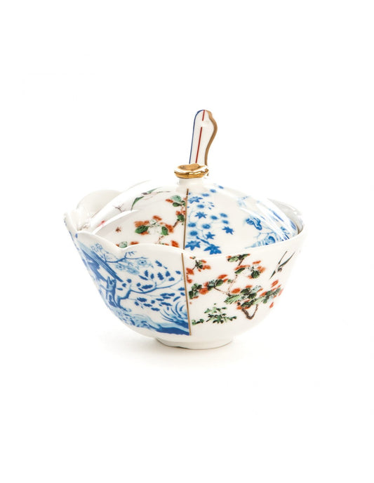 SELETTI Hybrid Porcelain Sugar Pot - Maurilia - set of 2