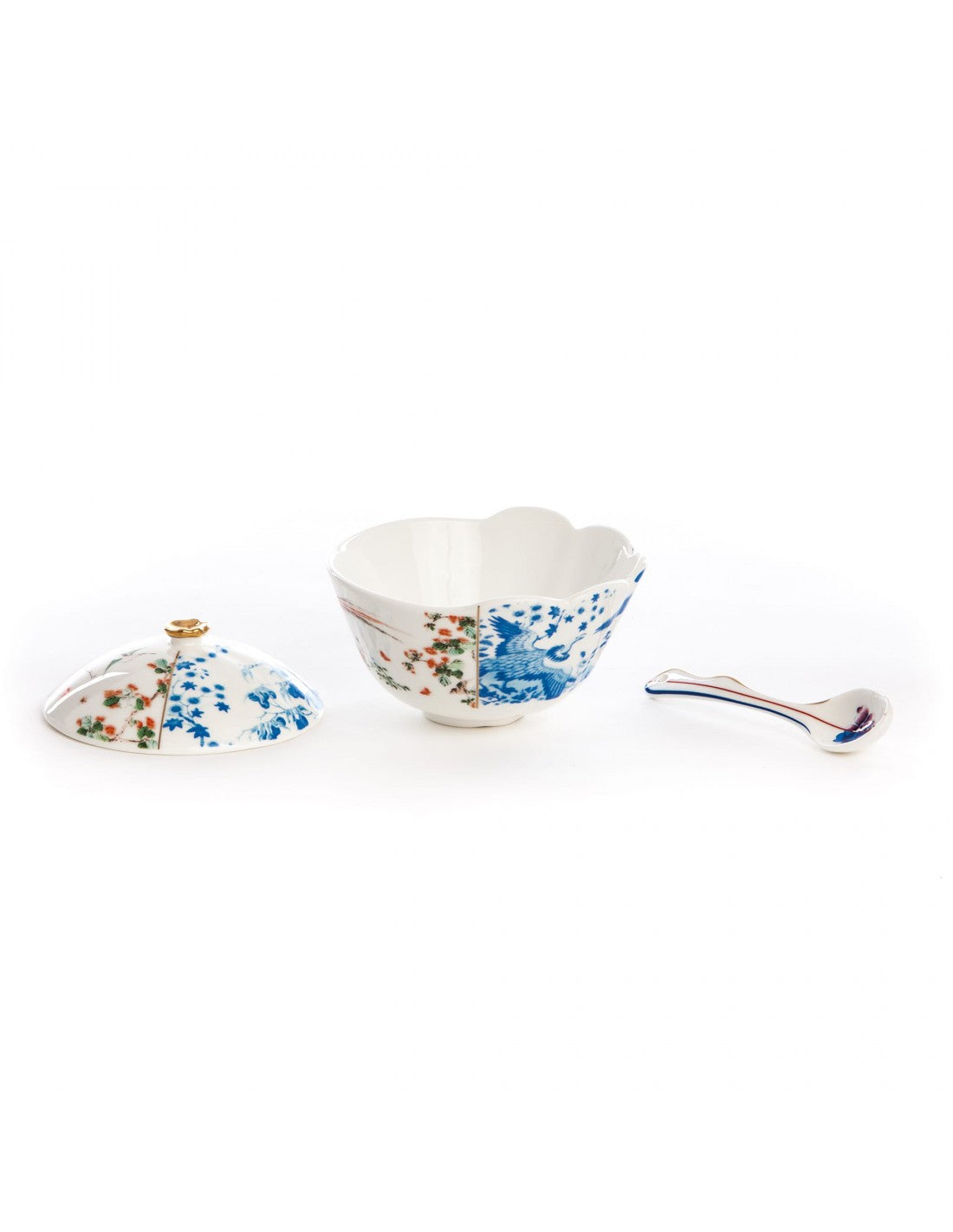SELETTI Hybrid Porcelain Sugar Pot - Maurilia - set of 2