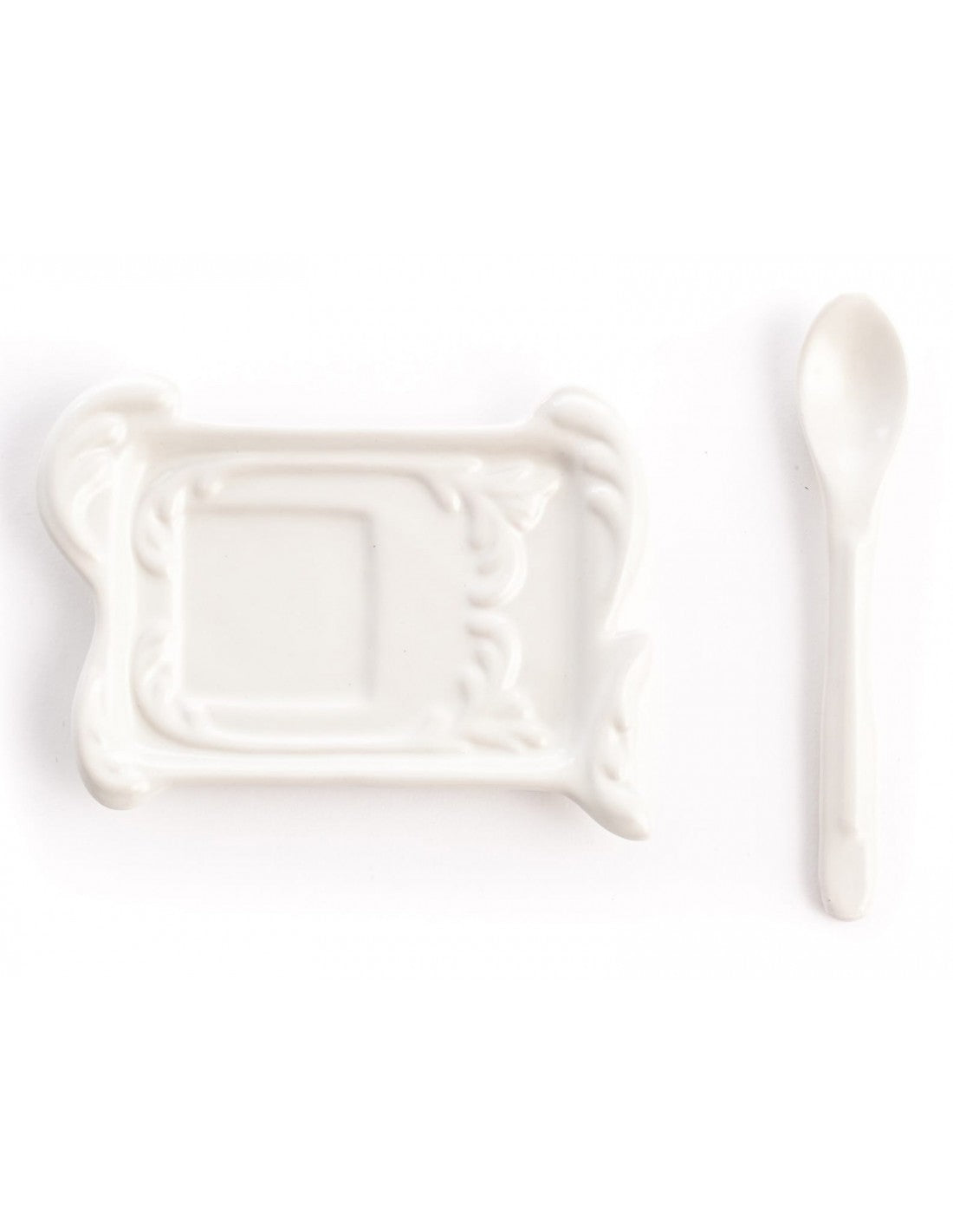 SELETTI i-wares coffee set in porcelain with coloured handle gold - set of 2