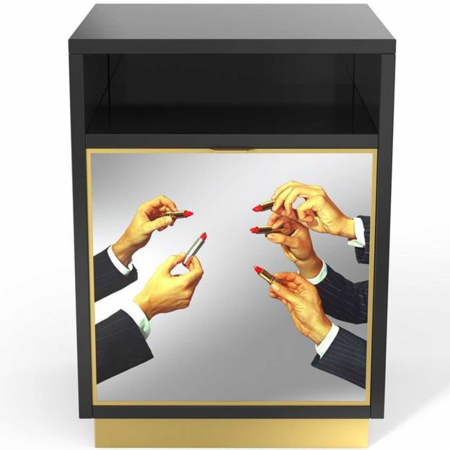 Seletti Toiletpaper Bedside Table - Lipsticks Black