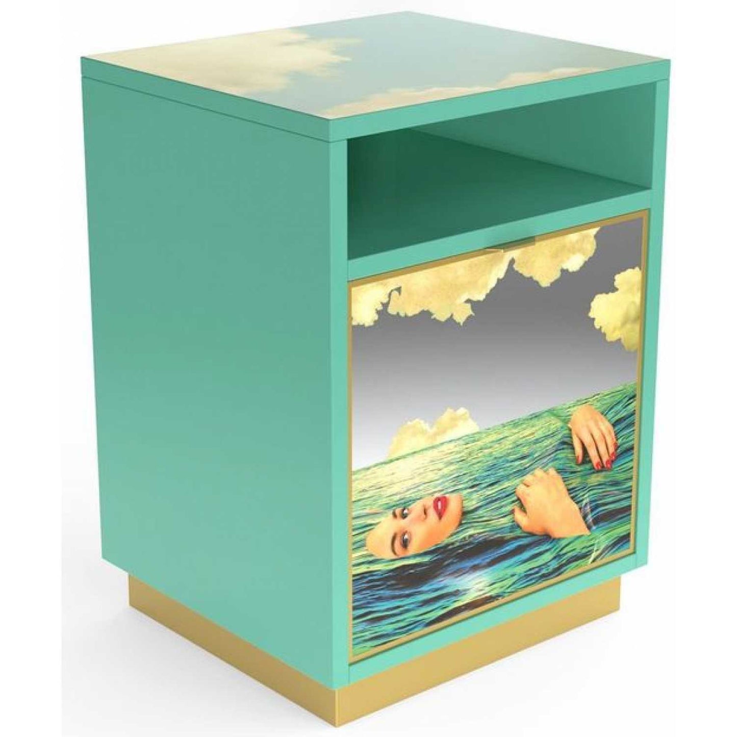 Seletti Toiletpaper Bedside Table - Sea Girl