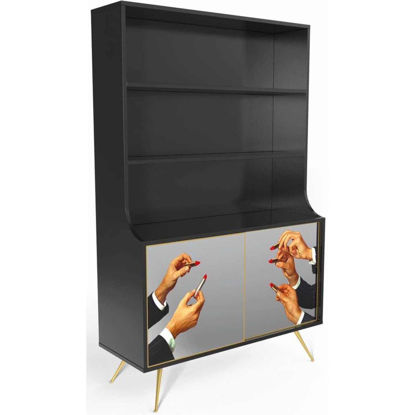 Seletti Toiletpaper Dresser - Lipsticks Black