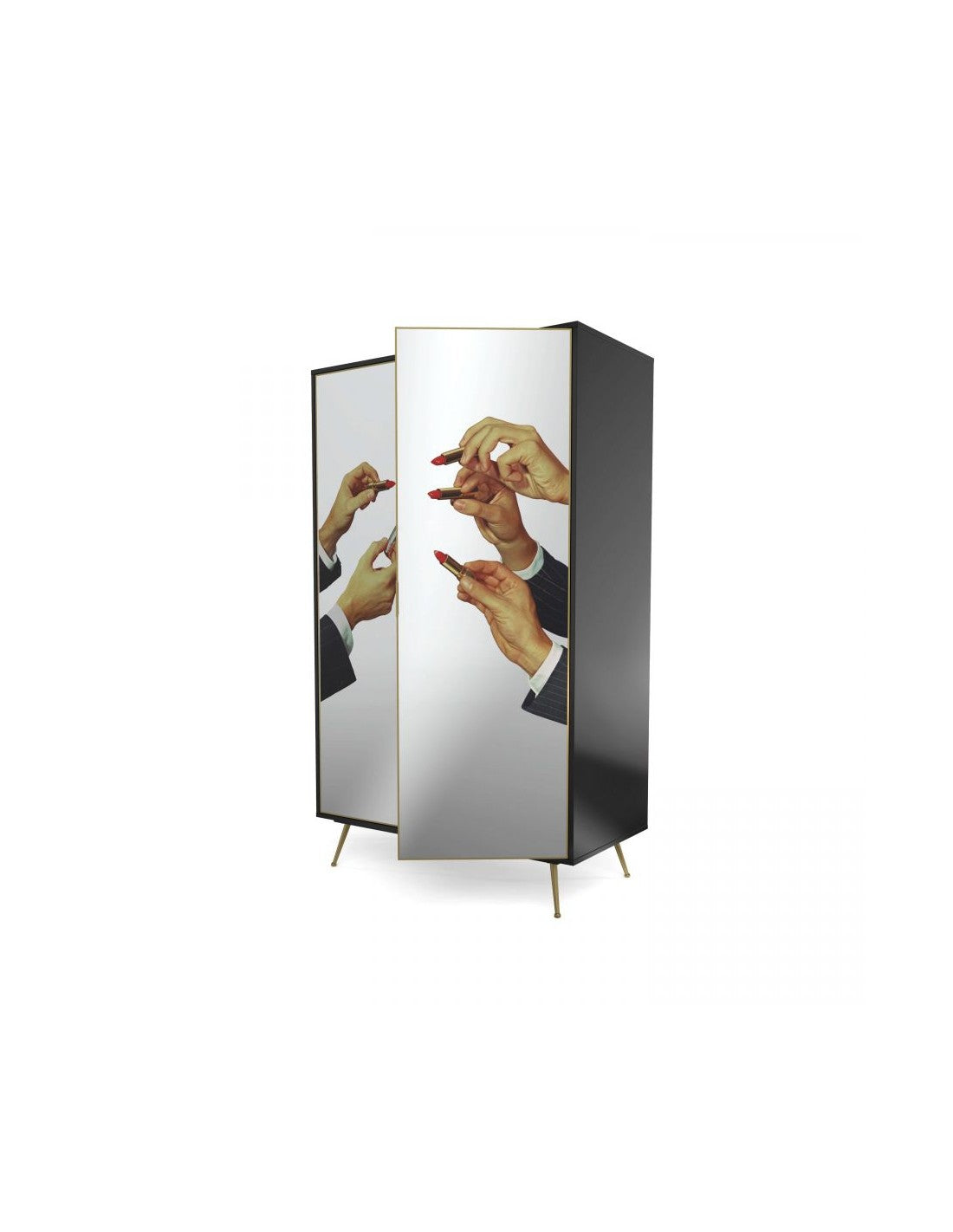 SELETTI Toiletpaper wardrobe - Black - Lipsticks