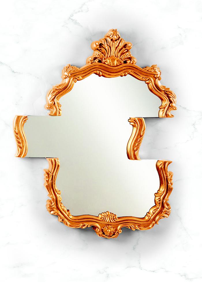 SELETTI wall mirror TETRIS