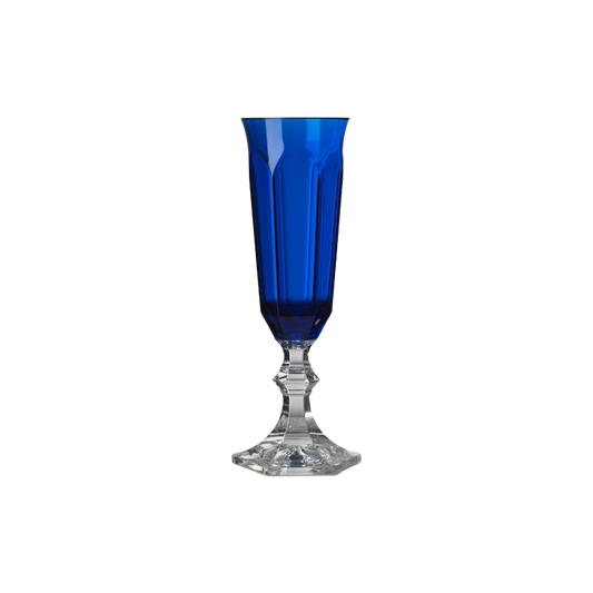 CHAMPAGNE FLUTE DOLCE VITA BLUE - Set of 6