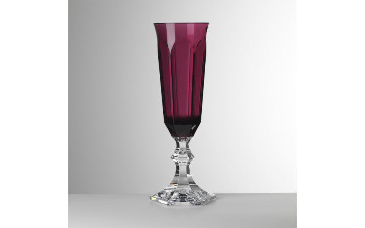 CHAMPAGNE FLUTE DOLCE VITA RUBIN - PACK OF SIX