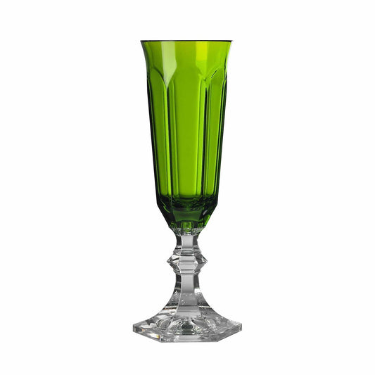 CHAMPAGNE FLUTE DOLCE VITA GREEN - Set of 6