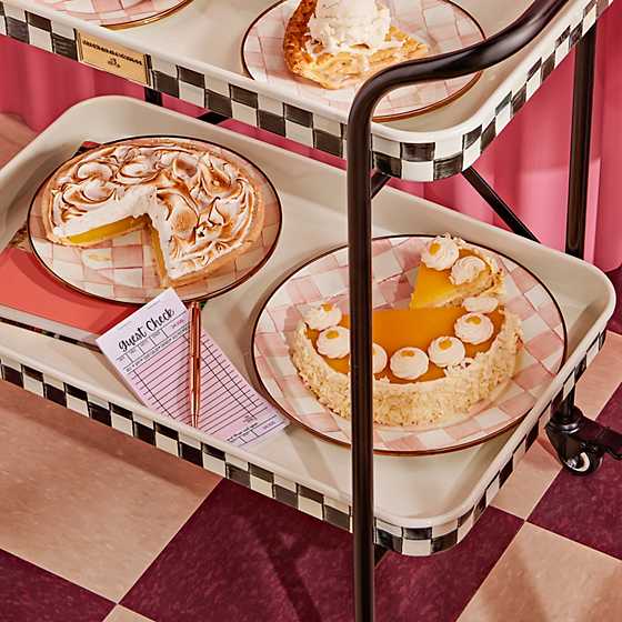 Rosy Check Serving Platter