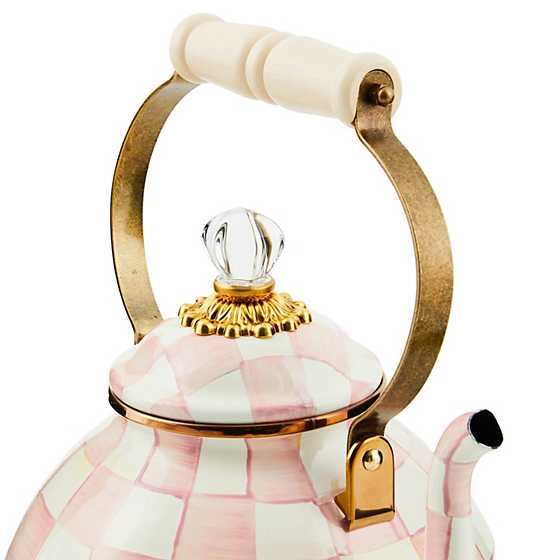 Rosy Check 3 Quart Tea Kettle