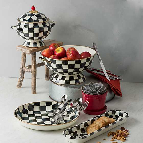 Courtly Check Enamel Everything Bowl