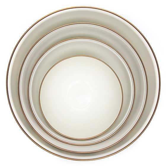 Sterling Check Enamel Everyday Bowl - Large