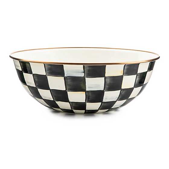 Courtly Check Enamel Everyday Bowl - Extra Large - Cornelia Park