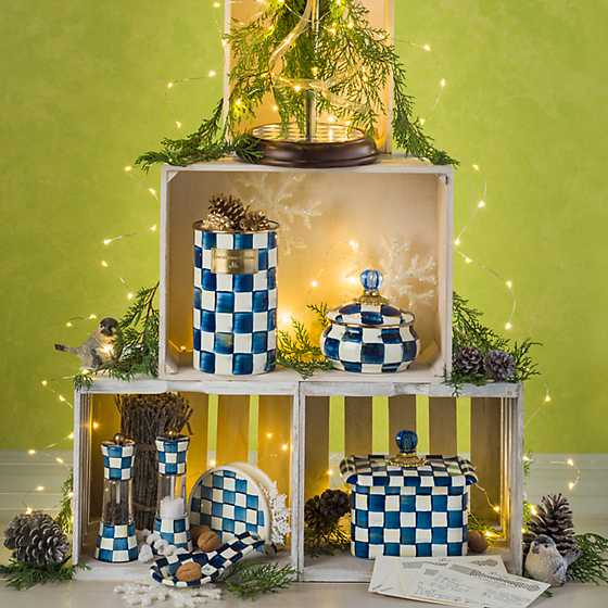 Royal Check Enamel Spoon Rest