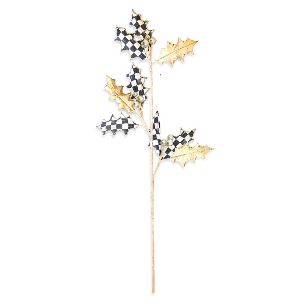 Courtly Noel Holly Leaf Spray