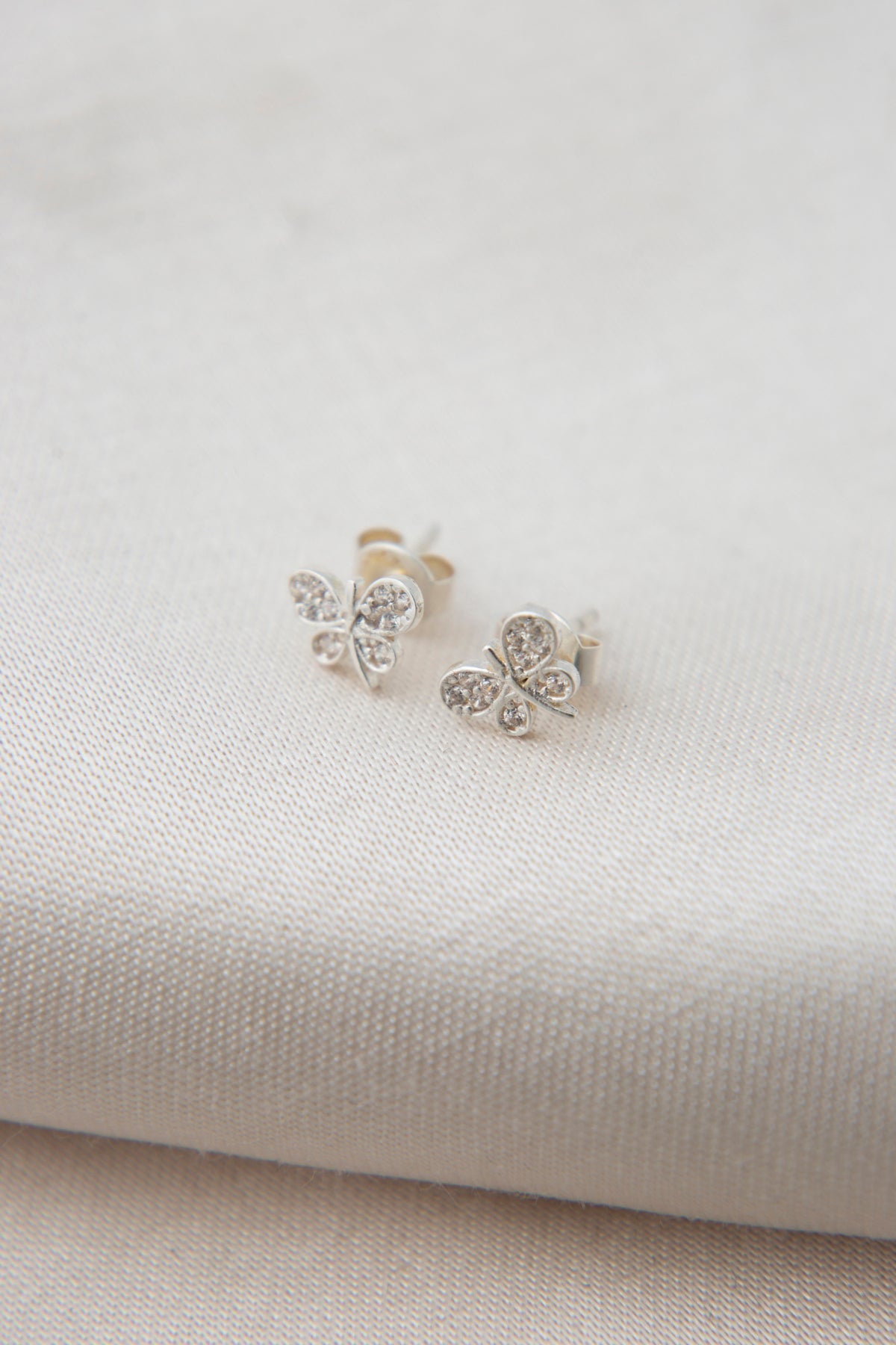 Women's 925 Sterling Silver Butterfly Earrings