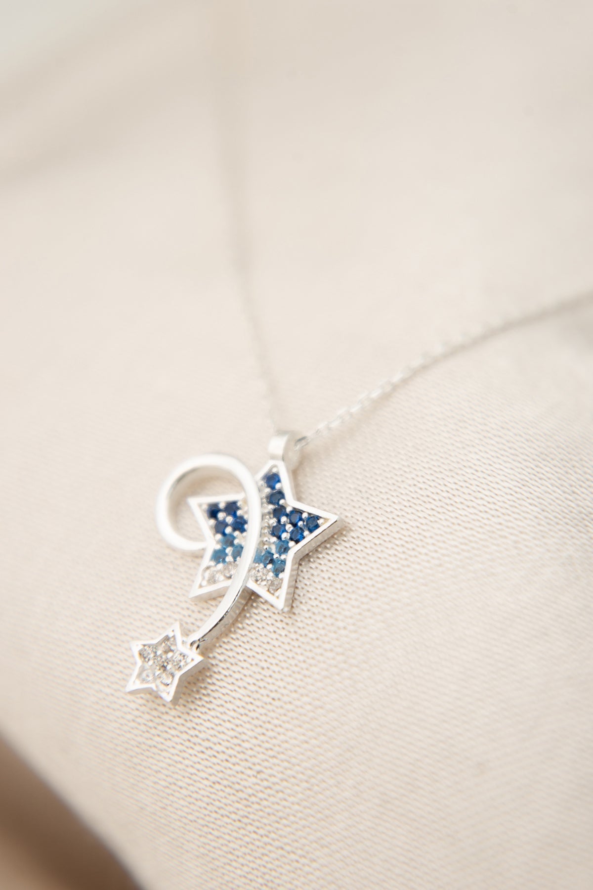 Women's 925 Sterling Silver Shooting Star Necklace