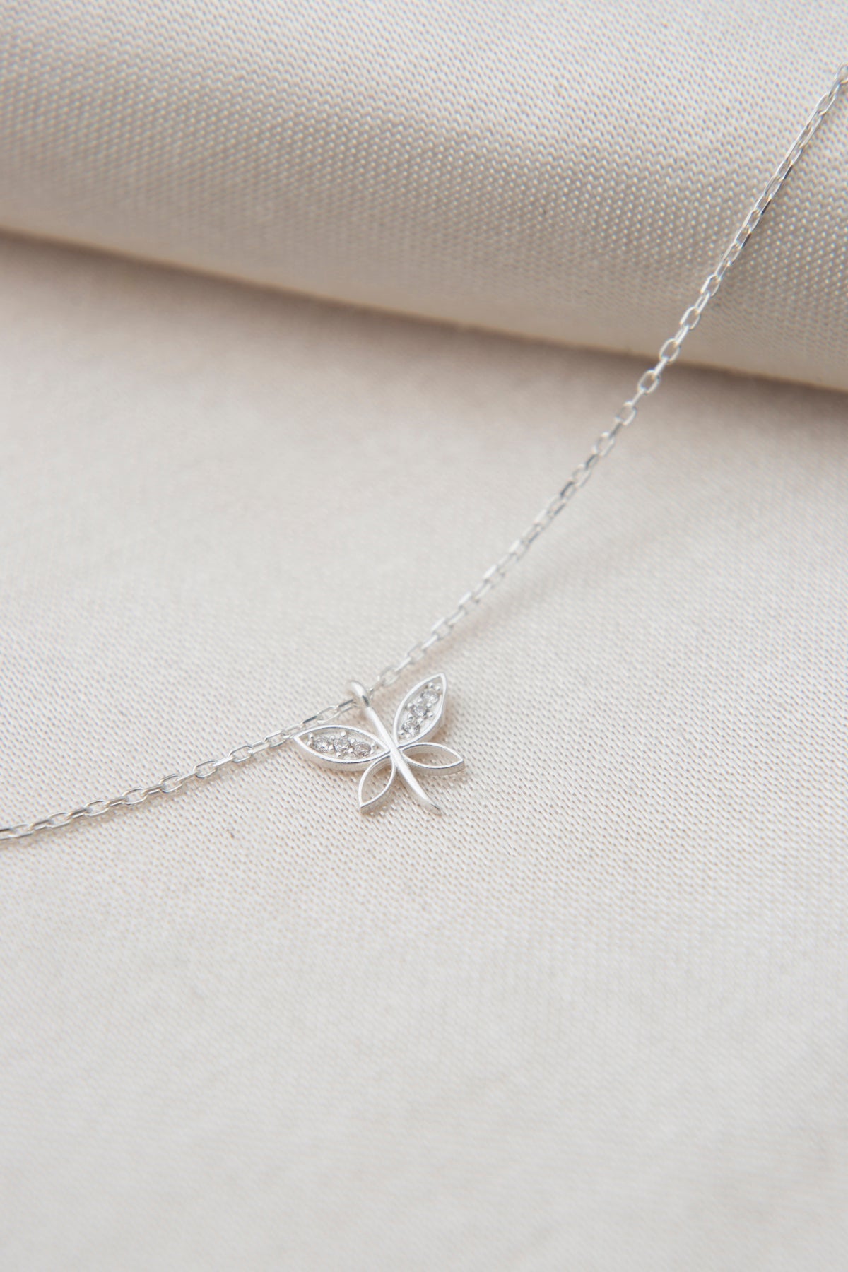 Women's Dragonfly Model 925 Sterling Silver Anklet