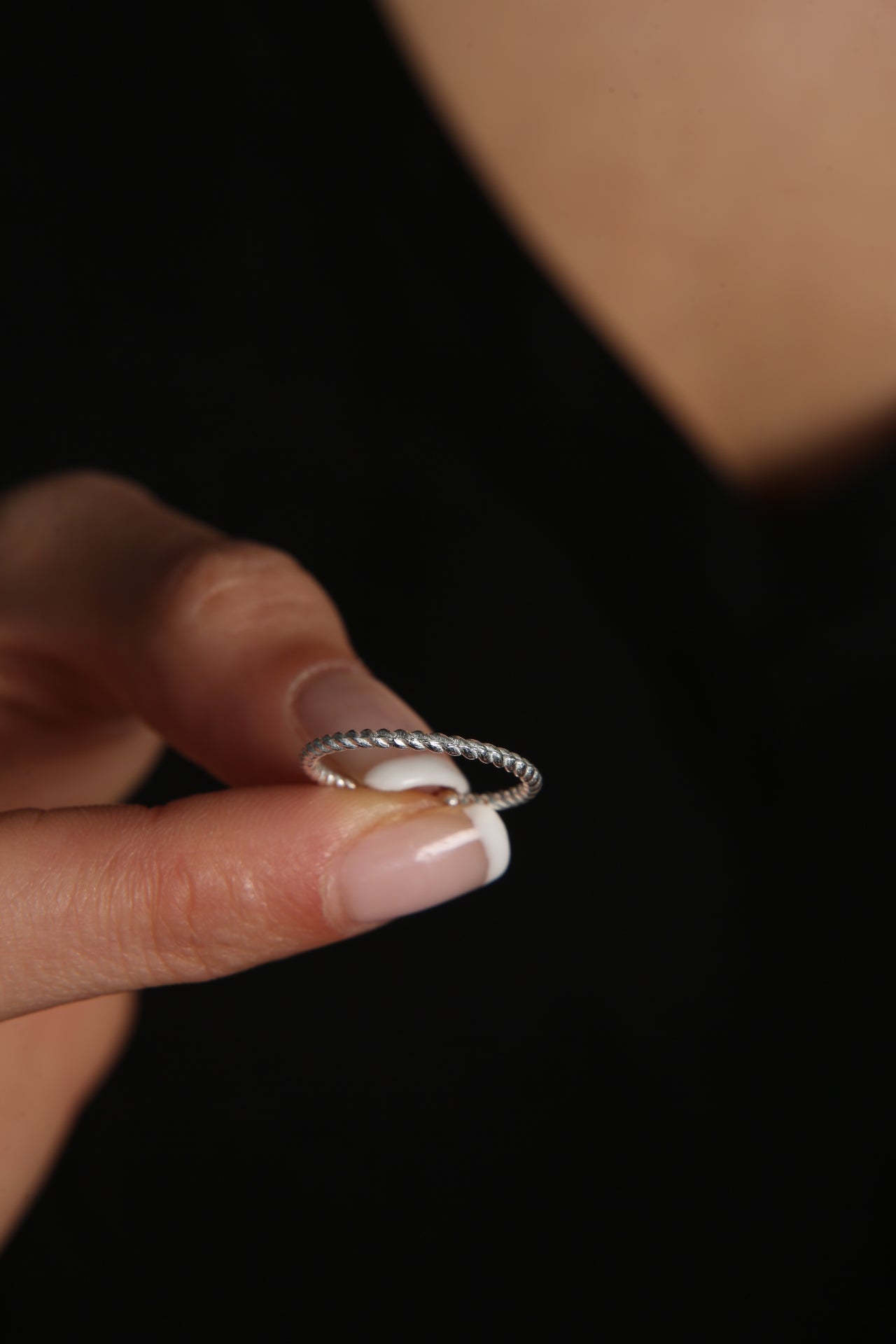 Women's Twist Design 925 Sterling Silver Ring