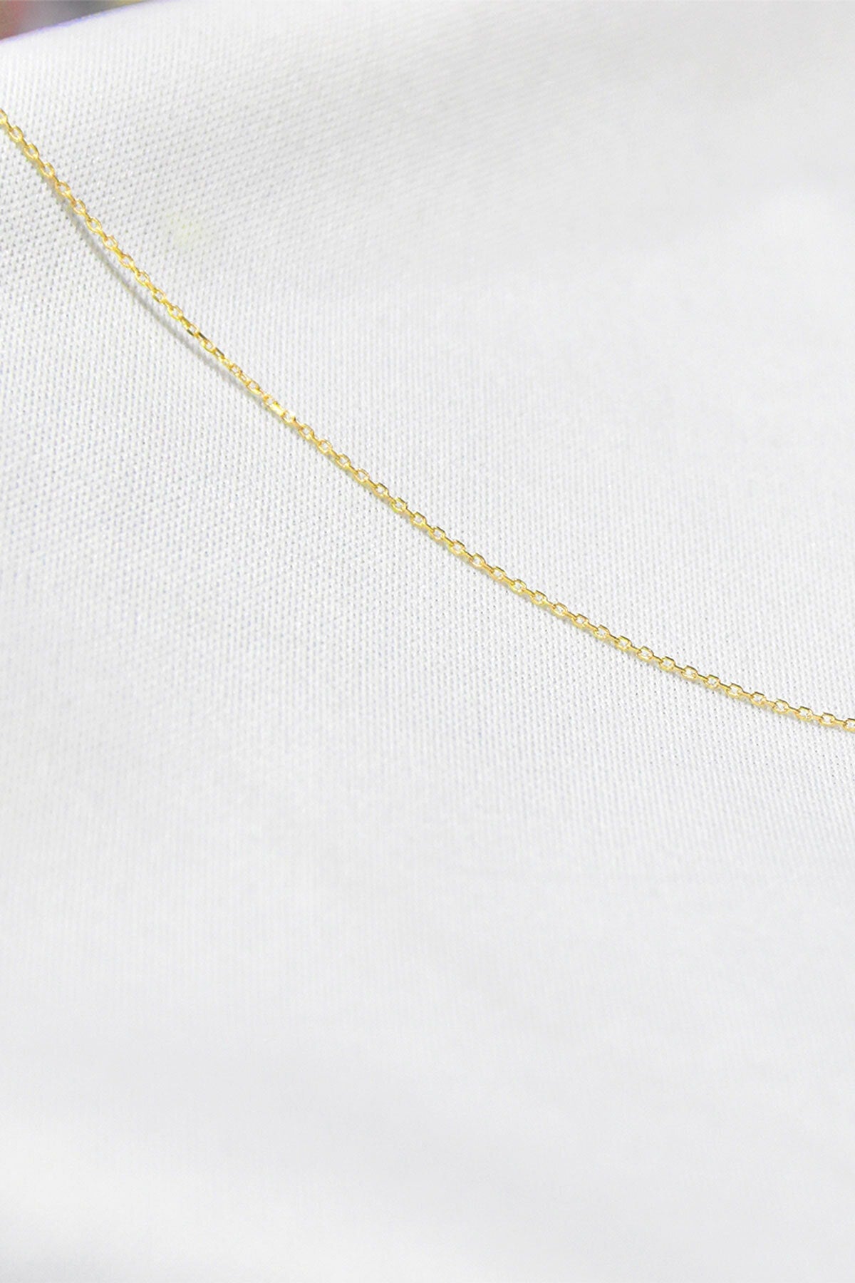 Women's Gold Plated Forse Chain 925 Sterling Silver Necklace