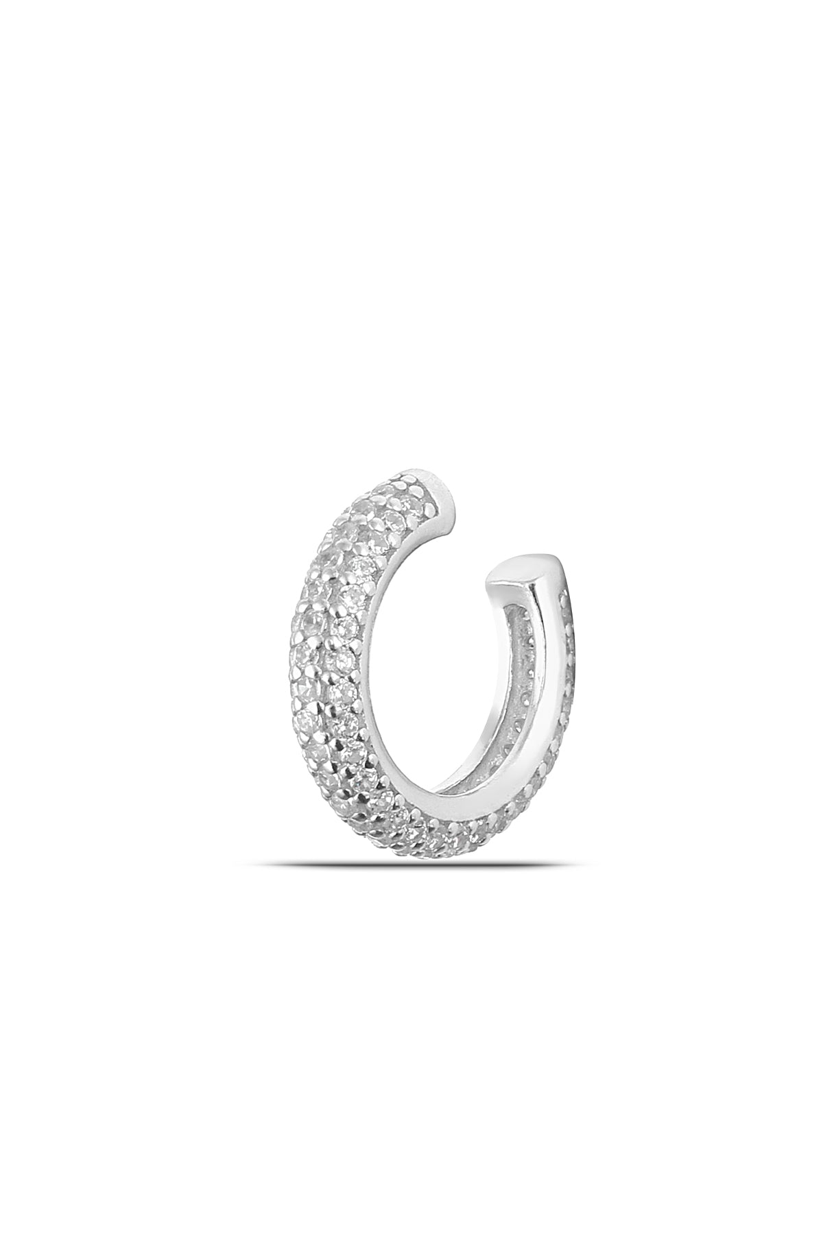 Women's Zircon Stone Detailed 925 Sterling Silver Earrings