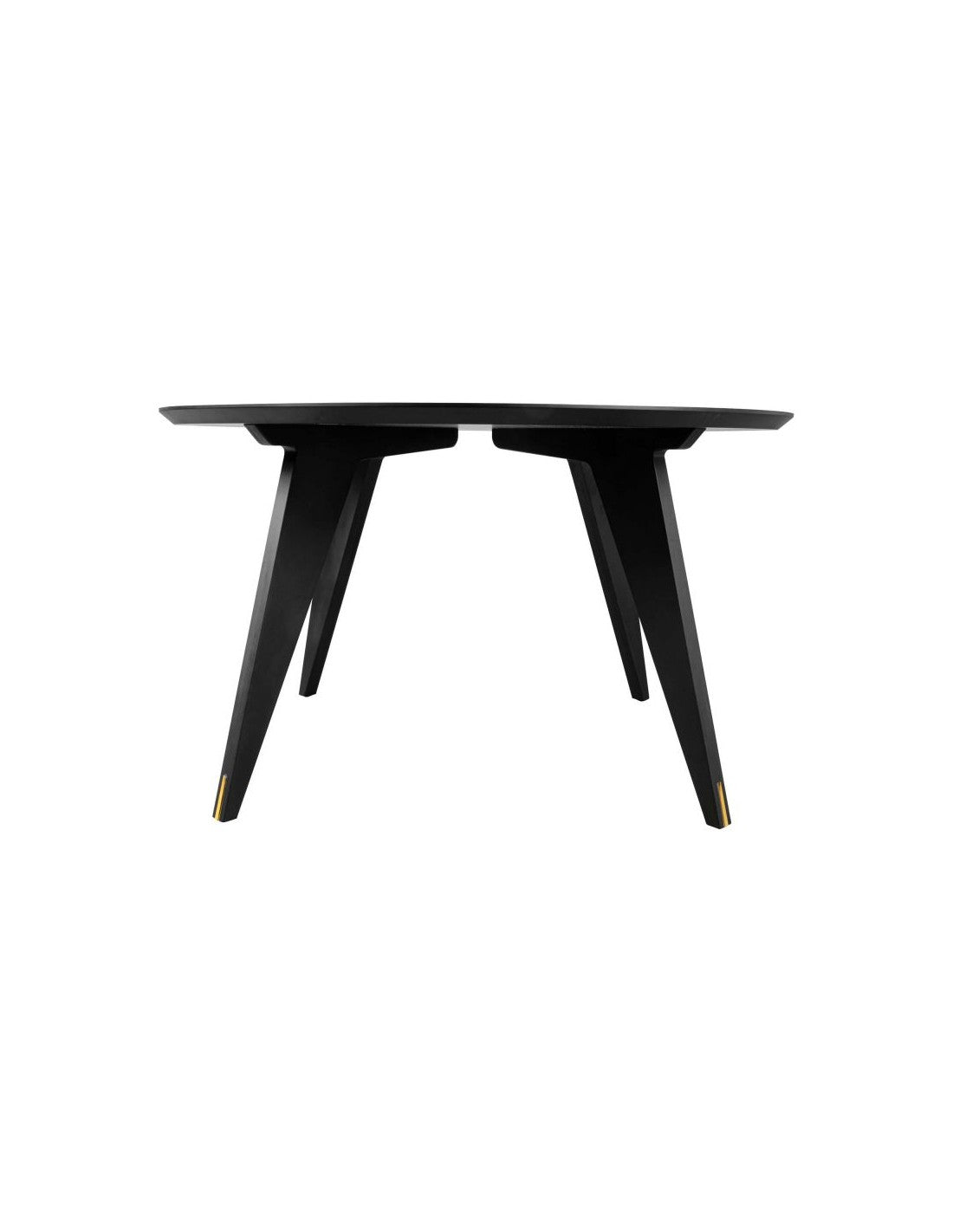 SELETTI Toiletpaper dining table round - Black - Lipsticks