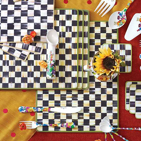 MacKenzie-Childs Courtly Check Placemats - Set of 4