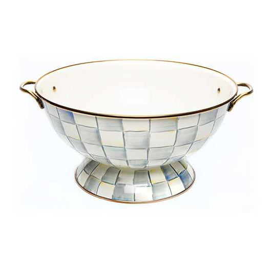 MacKenzie-Childs Sterling Check Everything Bowl