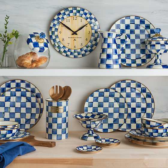 MacKenzie-Childs Royal Check Breakfast Bowl