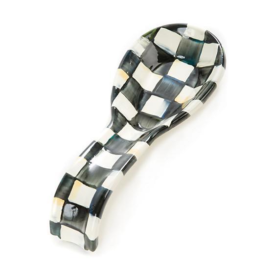 MacKenzie-Childs Courtly Check Enamel Spoon Rest Kitchen Mackenzie Childs