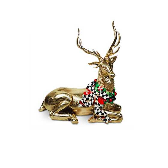 Christmas Magic Trophy Deer - Resting