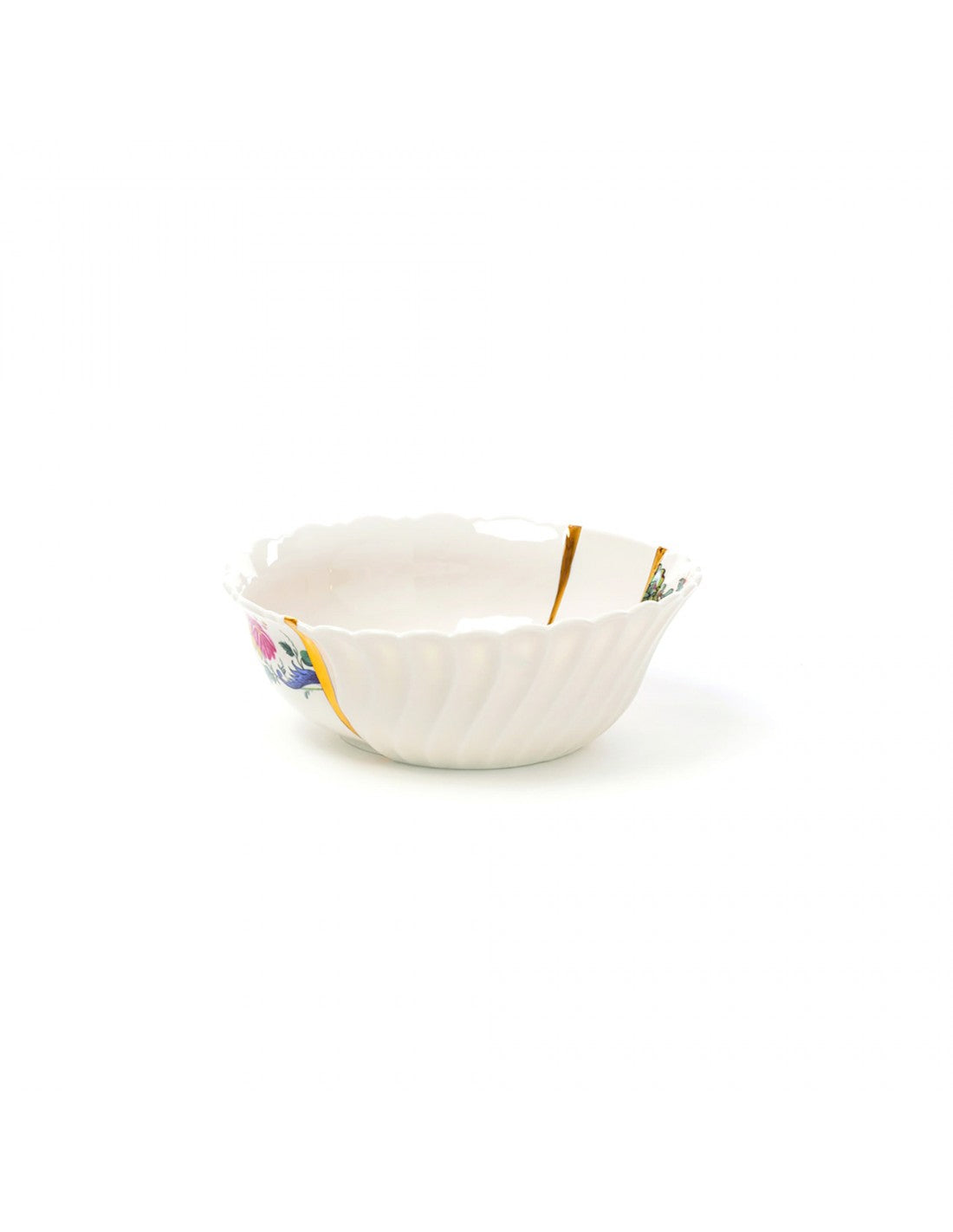SELETTI Kintsugi Porcelain Salad Bowl - n'2 - pack of 2