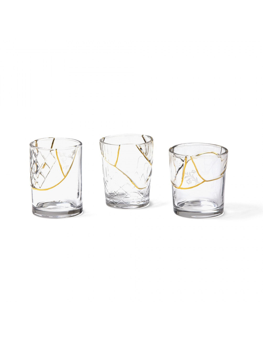 SELETTI Kintsugi Glass - n'2 - set of 2