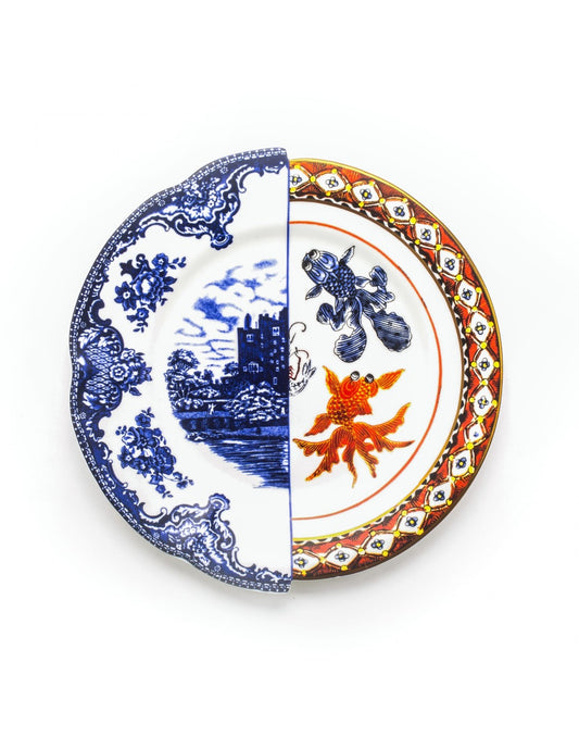 SELETTI Hybrid Porcelain Plate - Isaura - set of 2