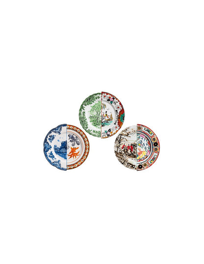 SELETTI Hybrid Porcelain Plate - Isaura - set of 2