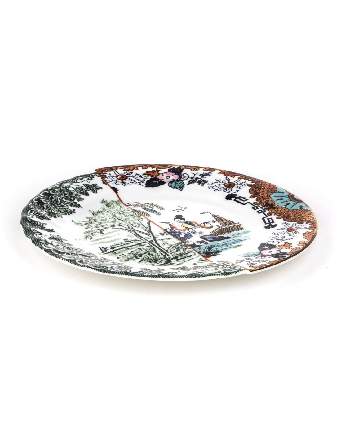 SELETTI Hybrid Porcelain Plate - Ipizia - set of 2